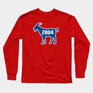 DET GOAT - 2004 - Red Long Sleeve T-Shirt